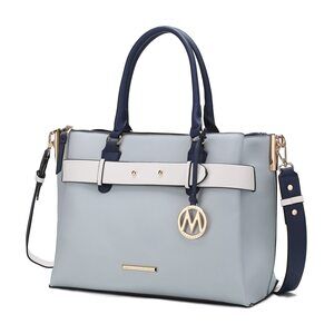 1346 Satchel Bag , Vegan Leather Crossbody Shoulder Handbag Top Handle